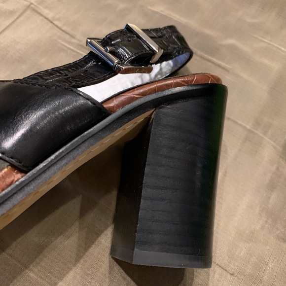 Sam Edelman Black, Brown& Silver Sandals - Picture 4 of 5